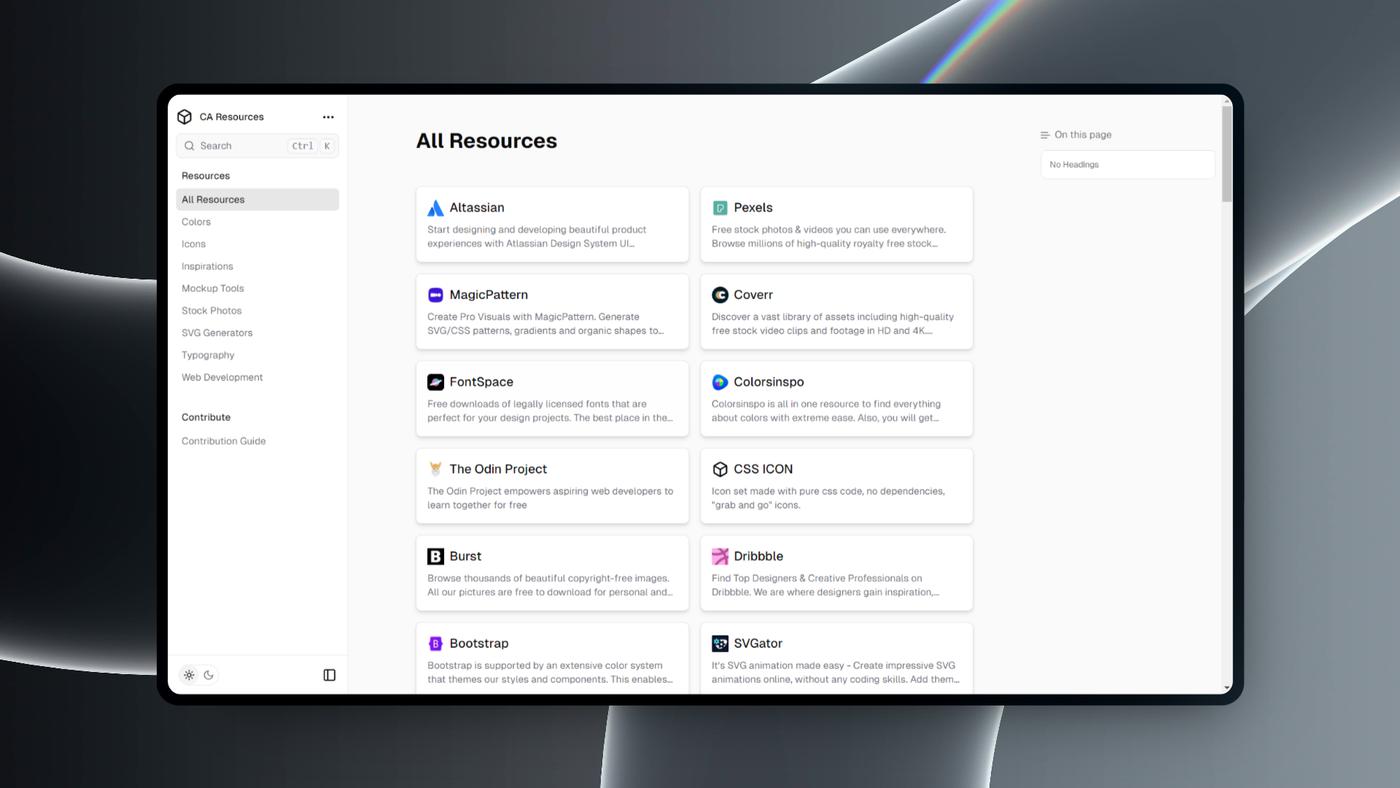 Resources Page